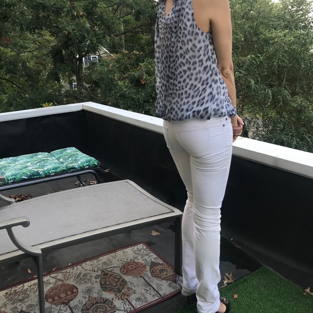 Helmut Lang corduroy off white pants - Picture 3 of 4